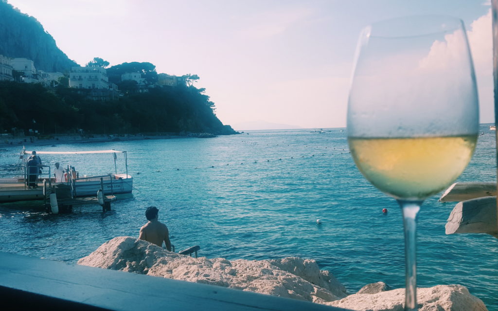 capri waterfront wine trip to naples