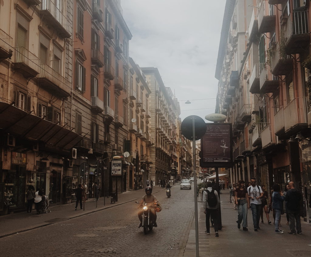 Naples street - trip to Naples